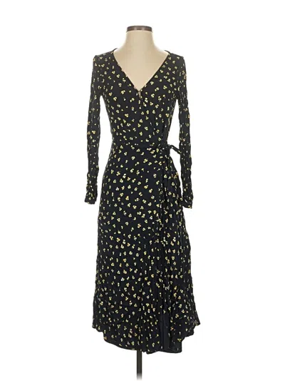 Pre-owned H&m Casual Dress In Black