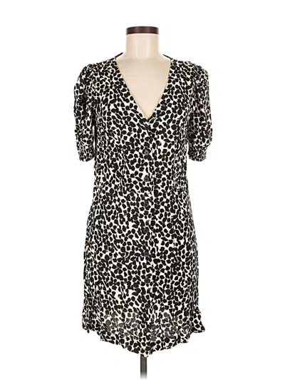 Pre-owned H&m Casual Dress In Black