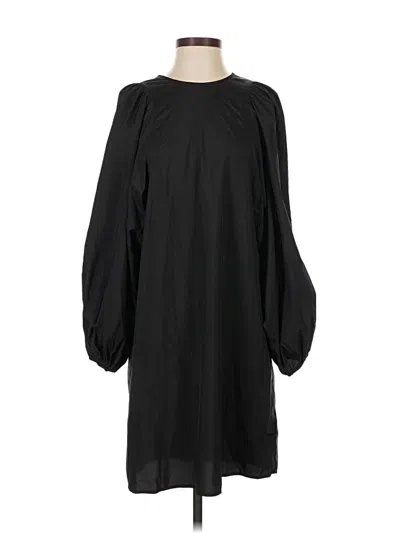 Pre-owned H&m Casual Dress In Black