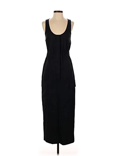 Pre-owned H&m Casual Dress In Black
