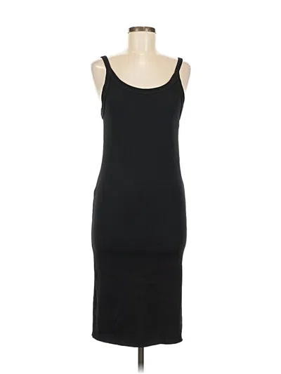 Pre-owned H&m Casual Dress In Black
