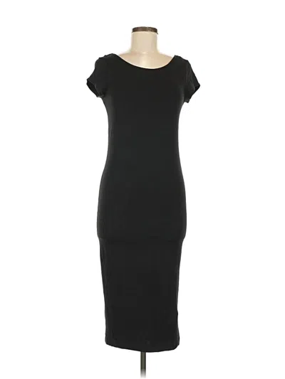 Pre-owned H&m Casual Dress In Black