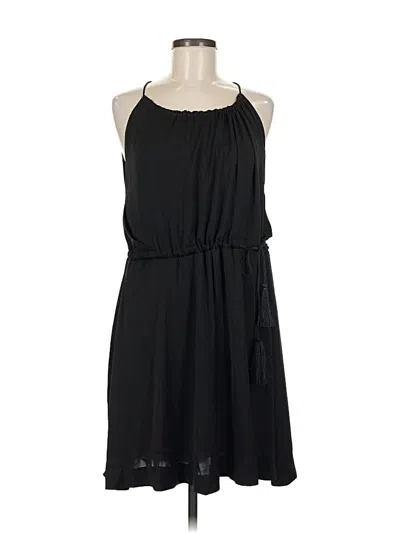 Pre-owned H&m Casual Dress In Black