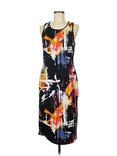 Pre-owned H&m Casual Dress In Black