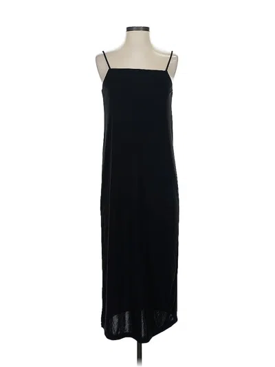 Pre-owned H&m Casual Dress In Black
