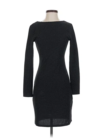 Pre-owned H&m Casual Dress In Black