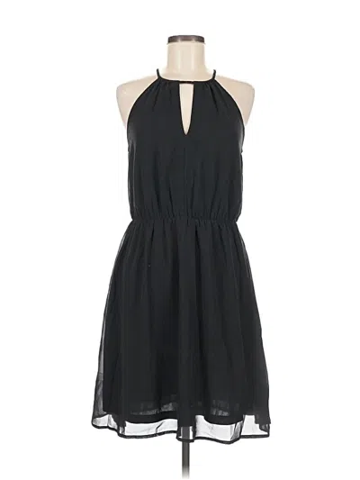 Pre-owned H&m Casual Dress In Black