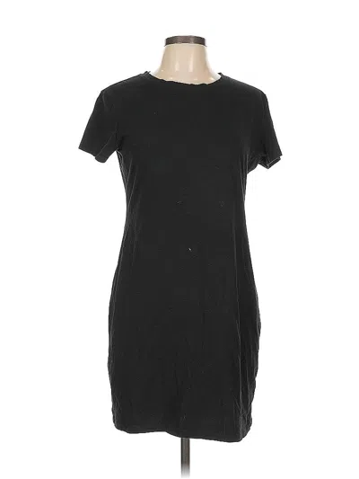 Pre-owned H&m Casual Dress In Black
