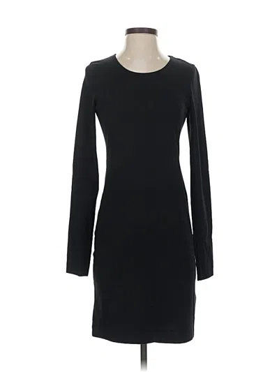 Pre-owned H&m Casual Dress In Black