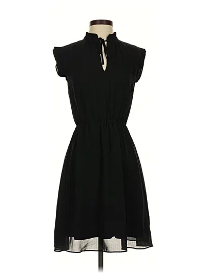 Pre-owned H&m Casual Dress In Black
