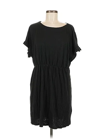 Pre-owned H&m Casual Dress In Black