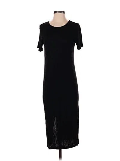 Pre-owned H&m Casual Dress In Black