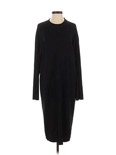 Pre-owned H&m Casual Dress In Black