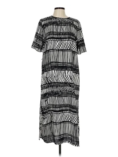 Pre-owned H&m Casual Dress In Black