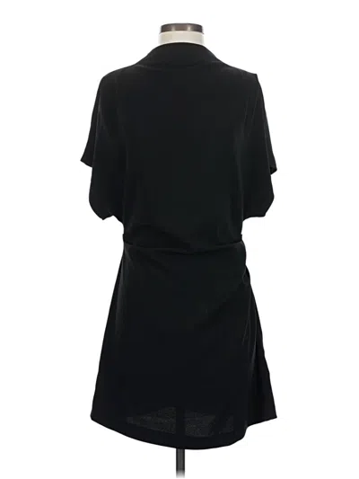 Pre-owned H&m Casual Dress In Black