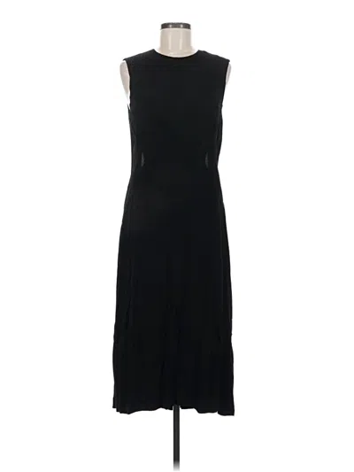 Pre-owned H&m Casual Dress In Black