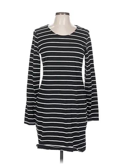 Pre-owned H&m Casual Dress In Black