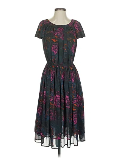 Pre-owned H&m Casual Dress In Black