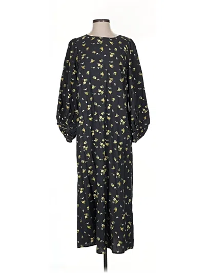 Pre-owned H&m Casual Dress In Black