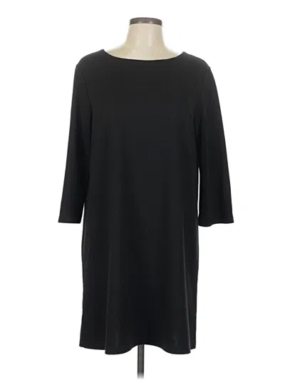 Pre-owned H&m Casual Dress In Black