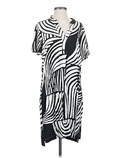 Pre-owned H&m Casual Dress In Black