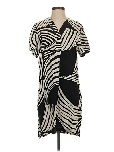 Pre-owned H&m Casual Dress In Black