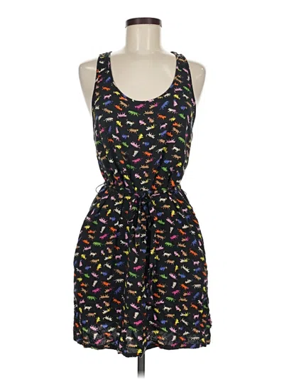 Pre-owned H&m Casual Dress In Black