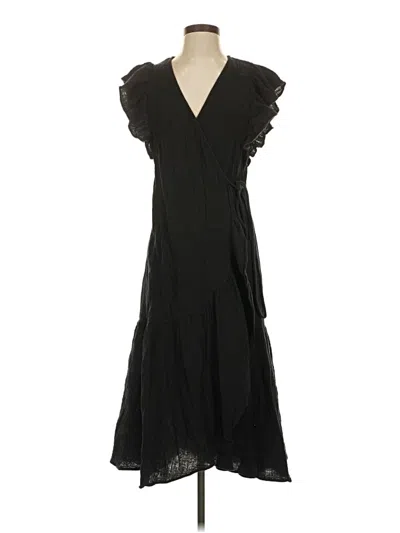 Pre-owned H&m Casual Dress In Black