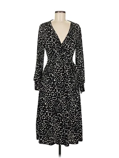 Pre-owned H&m Casual Dress In Black