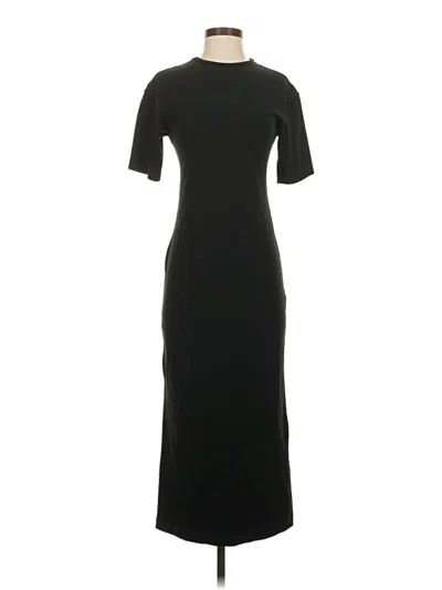 Pre-owned H&m Casual Dress In Black