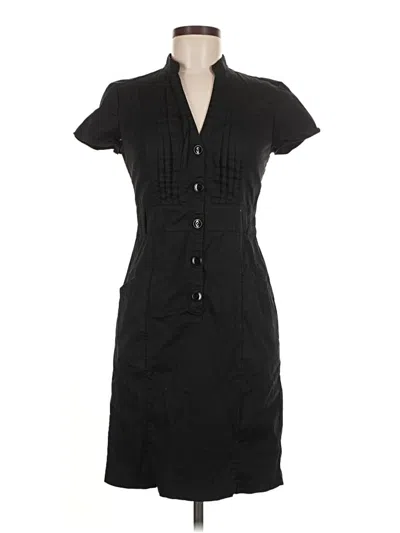 Pre-owned H&m Casual Dress In Black