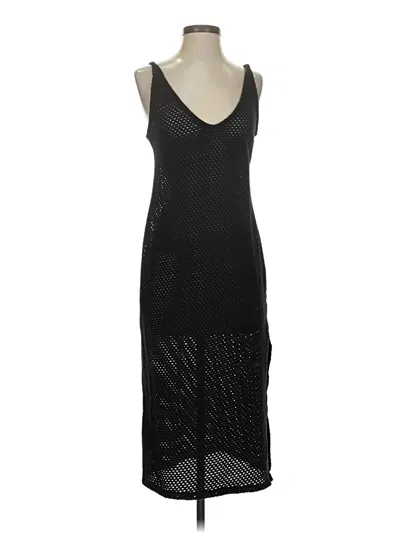 Pre-owned H&m Casual Dress In Black