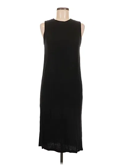 Pre-owned H&m Casual Dress In Black