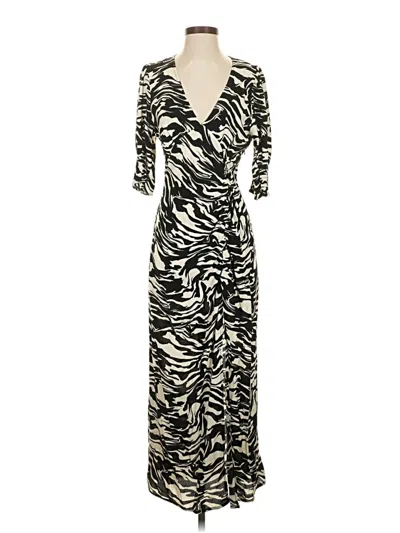 Pre-owned H&m Casual Dress In Black