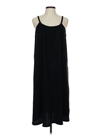 Pre-owned H&m Casual Dress In Black