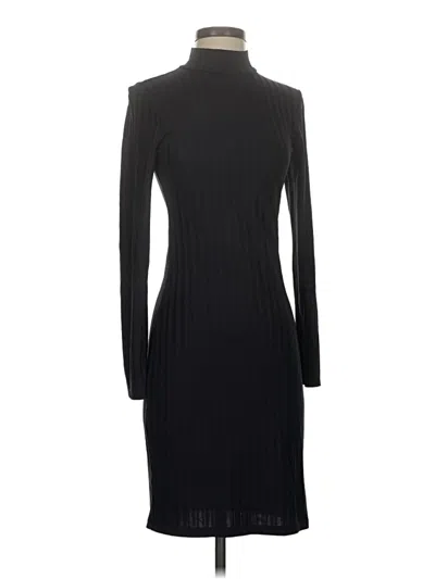 Pre-owned H&m Casual Dress In Black