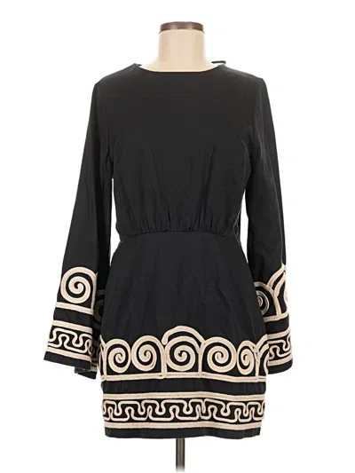Pre-owned H&m Casual Dress In Black