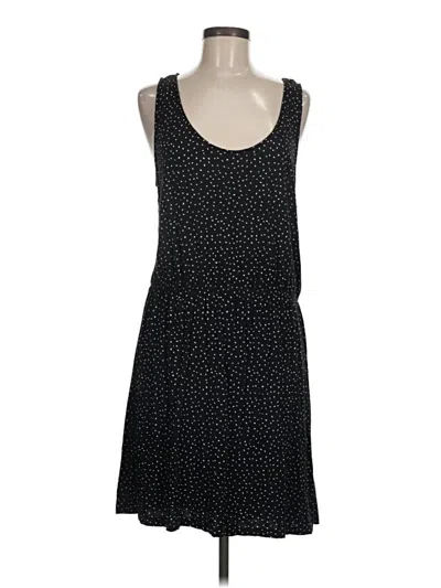 Pre-owned H&m Casual Dress In Black