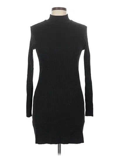 Pre-owned H&m Casual Dress In Black