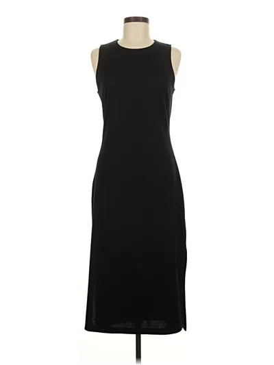 Pre-owned H&m Casual Dress In Black
