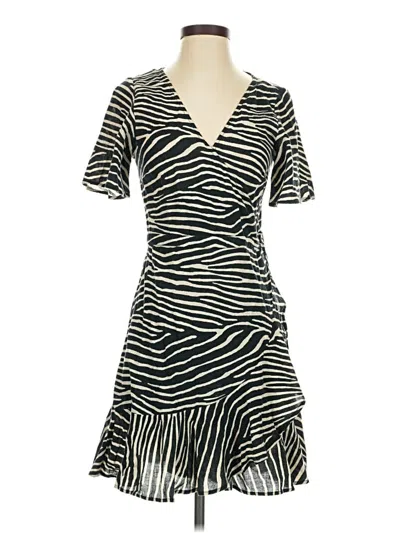 Pre-owned H&m Casual Dress In Black