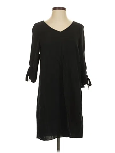 Pre-owned H&m Casual Dress In Black