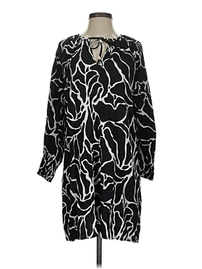 Pre-owned H&m Casual Dress In Black