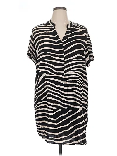 Pre-owned H&m Casual Dress In Black