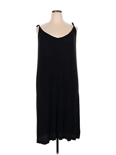 Pre-owned H&m Casual Dress In Black
