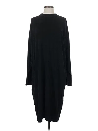 Pre-owned H&m Casual Dress In Black