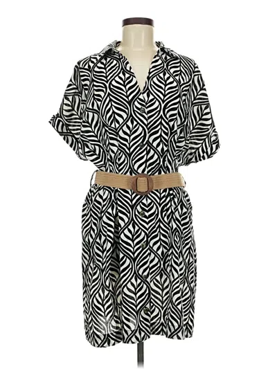 Pre-owned H&m Casual Dress In Black