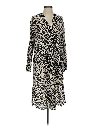 Pre-owned H&m Casual Dress In Black