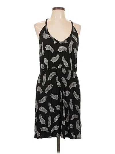 Pre-owned H&m Casual Dress In Black