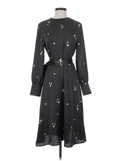 Pre-owned H&m Casual Dress In Black